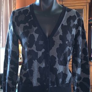 Michael Kors PM leopard cardigan sweater